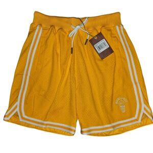 NWT Mitchell and Ness Men's Size Medium Small Town Yellow Shorts